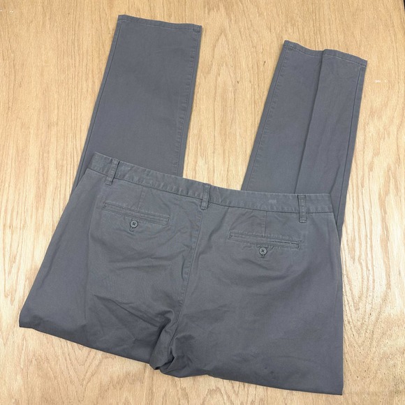 Bonobos Pants Mens Bonobos Athletic Fit Washed Chino Pants Gray 4 X